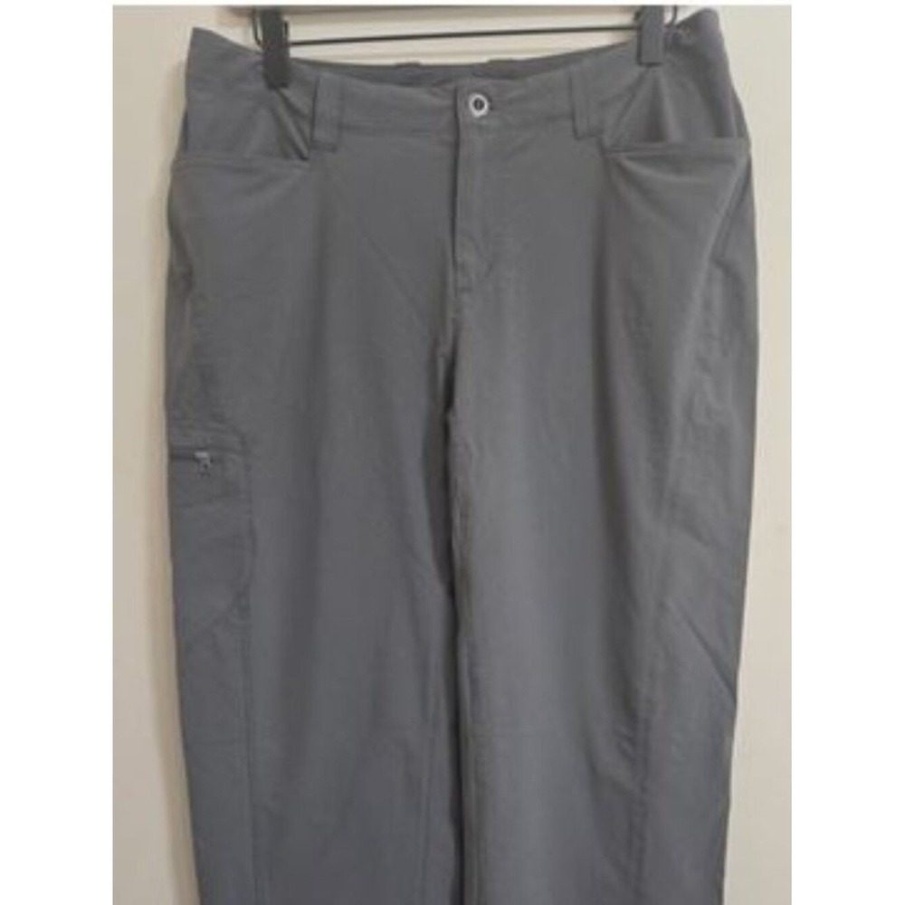 Patagonia Rock Guide Pants Women's 10 Gray Hiking Stretch Nylon Straight Leg - Picture 11 of 11